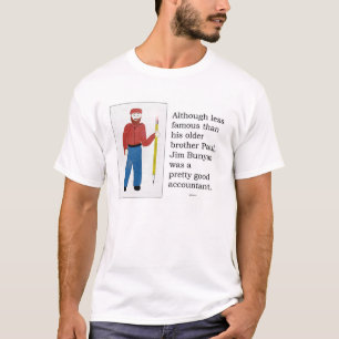 T-shirt Bunyan de JIM -- comptable légendaire
