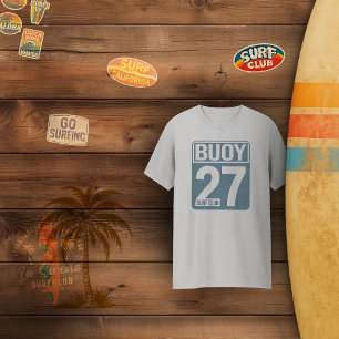 T-shirt Buoy Club 27 Surfs Côte vintage