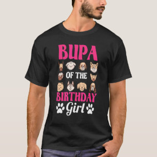 T-shirt Bupa De L'Anniversaire Fille Chien Paw Anniversair