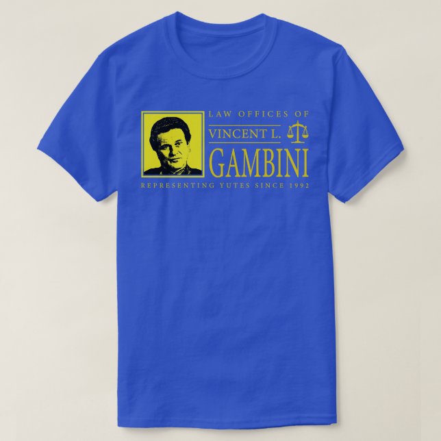 T-shirt Bureau de droit de Vincent Gambini (Design devant)