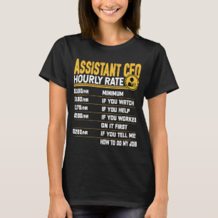 T-shirt Bureau du chef des finances du chef adjoint du ser