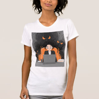 T-shirt « Bureau hanté - Quand le travail ressemble à un c