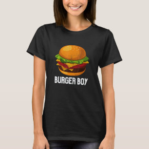 T-shirt Burger Boy Cheeseburger Hamburger Végétaliens