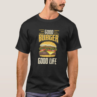 T-shirt Burger Cheeseburger Papier Burger Press, Burger Be