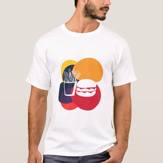 T-shirt Burger Joint Fast Food (Devant)
