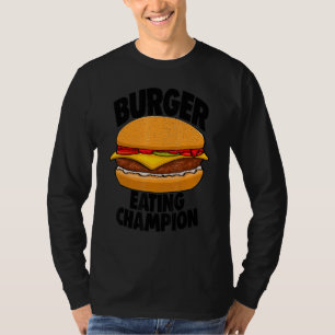 T-shirt Burger Mating Champion Burger Tee - shirt Femme Fo