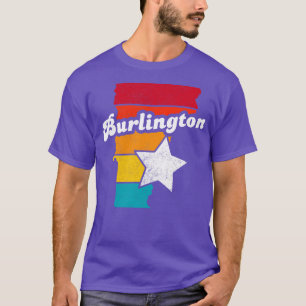 T-shirt Burlington Vermont Vintage Souvenir en détresse 2