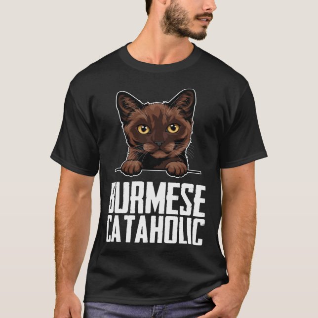 T-shirt Burmese cataholic (Devant)