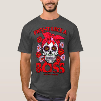 T-shirt Burn Victimes Sensibilisation combat comme un patr