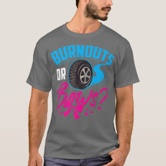 T-shirt Burnouts ou Bows Genre Révéler Baby Party Annonce