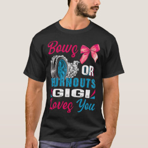 T-shirt Burnouts Ou Bows Gigi Vous Aime Sexe Révéler Parti