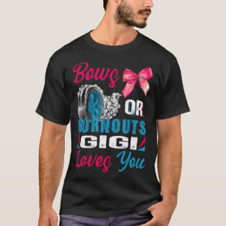 T-shirt Burnouts Ou Bows Gigi Vous Aime Sexe Révéler Parti
