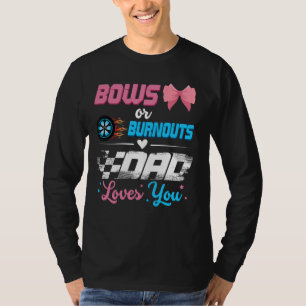 T-shirt Burnouts Ou Bows Sexe Révéler Faire-part de fête