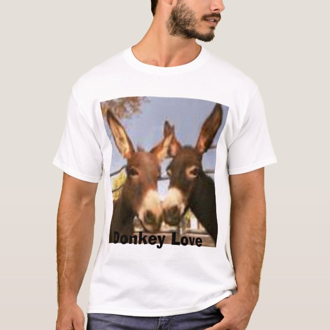 T-shirt Burros, amour d'âne (Devant)