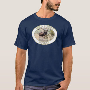 T-shirt Burros sauvages / ânes du Nevada