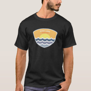 T-shirt Burt Lake Michigan MI Sunset Vacances Souvenir
