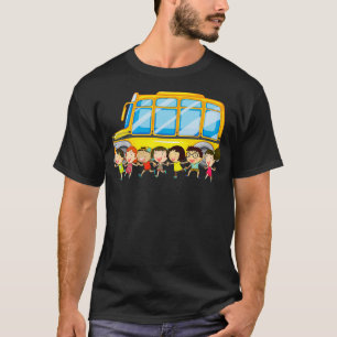 T-shirt Bus - chauffeur - Bonjour 2