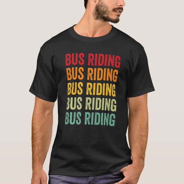 T-shirt Bus Circulation Bus Circulation Hobbyiste Arc-en-c (Devant)