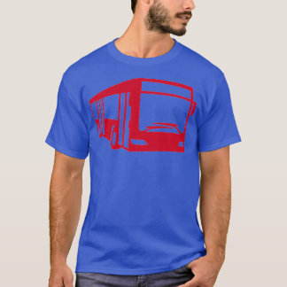 T-shirt Bus rouge