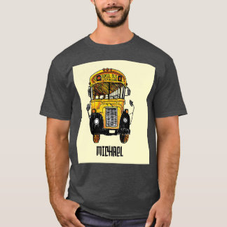 T-shirt Bus scolaire Je regarde hurler Enfants Funny Bus s