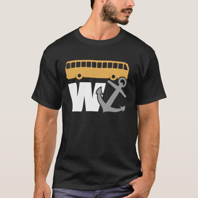 T-shirt Bus W-Ancre Drôle Anglais Dit Slang British Co (Devant)