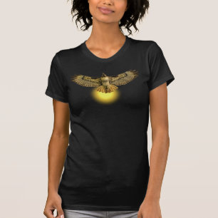 T-shirt Buse à queue rousse volant avec le soleil