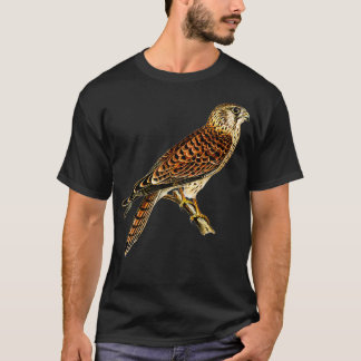 T-shirt Buse commune Kestrel Faucon Raptor Oiseau d'oiseau