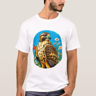T-shirt Buse pattue oiseau