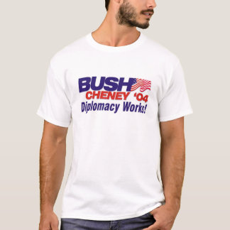 T-shirt Bush/Cheney de 'slogan 04 campagnes : Travaux de