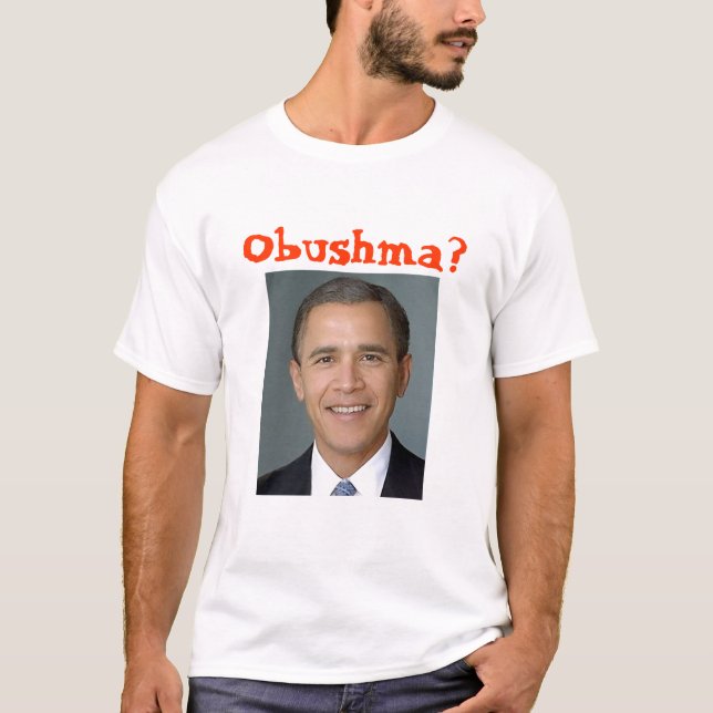 T-shirt Bush-obama, Obushma ? (Devant)