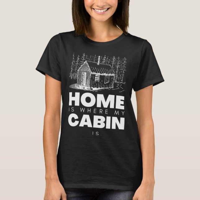 T-shirt Bushcraft Cabin Bushcraft Gear and Bushcraft Tools (Devant)