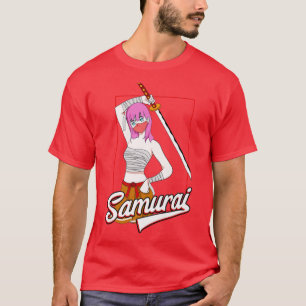 T-shirt Bushido Ronin Japonaise Samurai Girl (2)