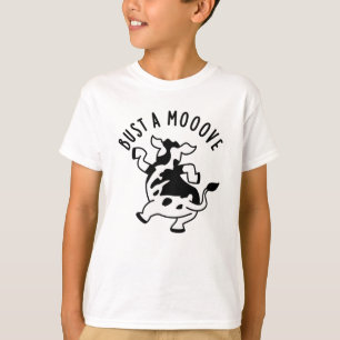 T-shirt Bust A Moooh Funny Cow Pun