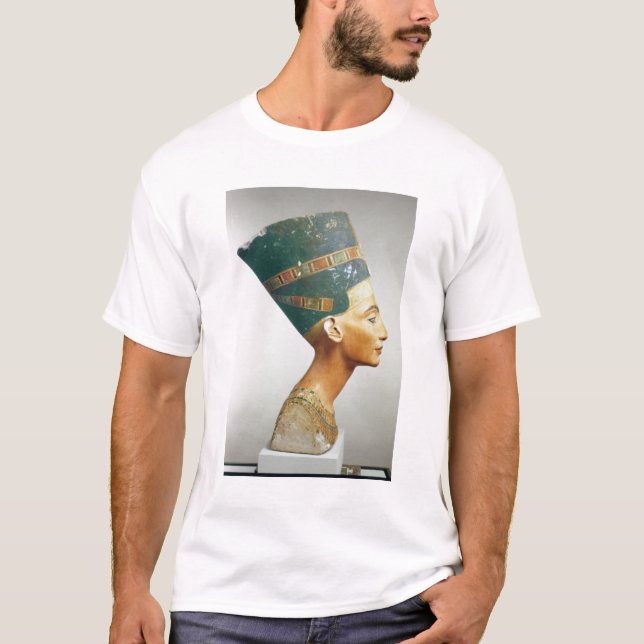 T-shirt Buste de la Reine Nefertiti, vue de côté, du studi (Devant)