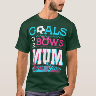 T-shirt But De Révélation De Sexe Ou Bows Maman Vous Aime