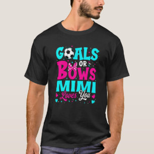 T-shirt But De Révélation De Sexe Ou Bows Mimi Vous Aime G