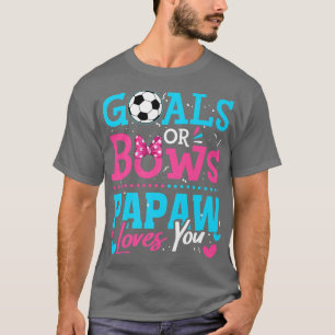 T-shirt But De Révélation De Sexe Ou Bows Papaw Vous Aime