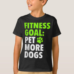 T-shirt But Fitness Pet Plus de chiens - Drôle et mignon a