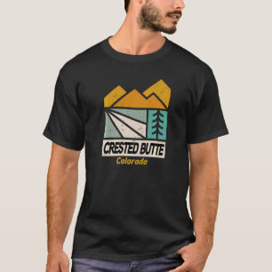 T-shirt Bûte en crête Colorado Montagne Graphique 1