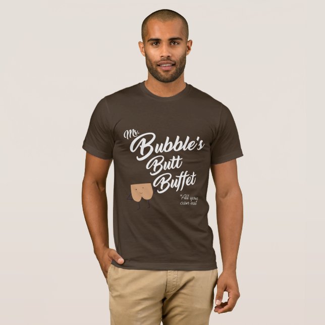 T-SHIRT BUTT BUFFET DE M. BUBBLE'S (Devant entier)