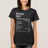 BUTTE GIRL MT MONTANA Funny City Home Roots USA Gi