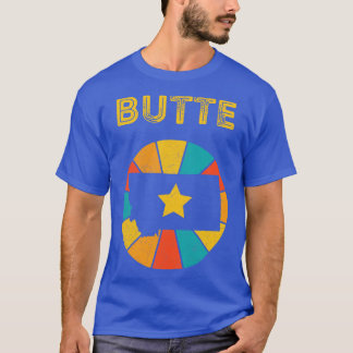 T-shirt Butte Montana Vintage Souvenir désossé 1