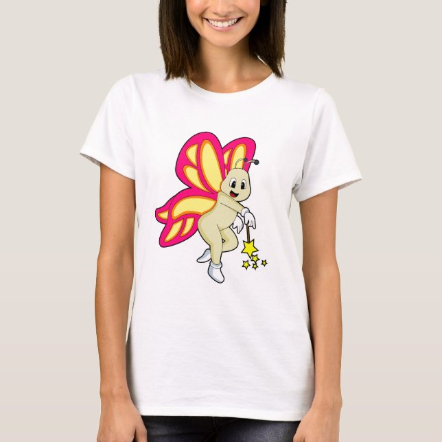 T-shirt Butterfly as Wizard with Magic Mur (Devant)