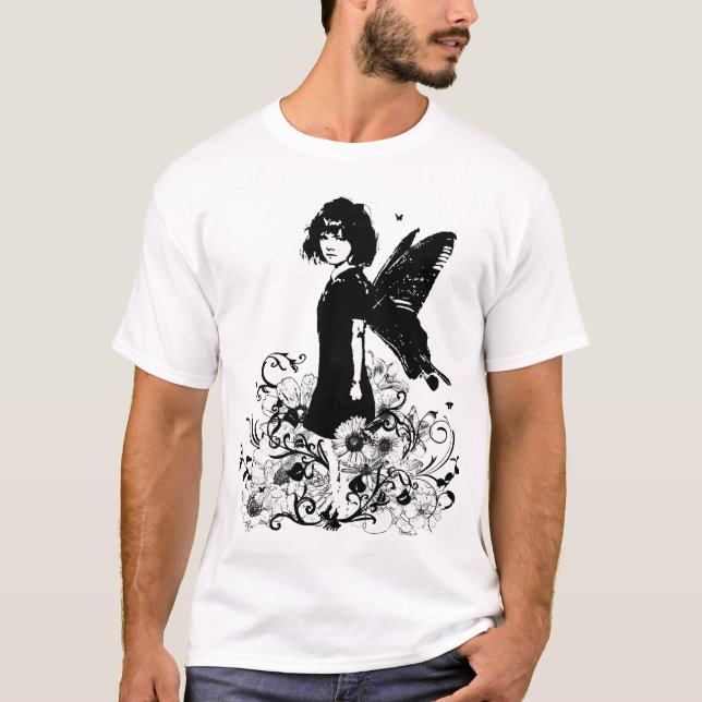 T-SHIRT BUTTERFLY GIRL (Devant)