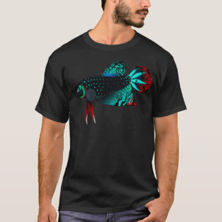 T-shirt Butterfly koi betta saimeslutte contre le poisson