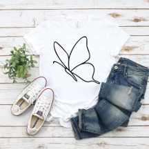 Butterfly Line Art – Insect Illustration Unisex