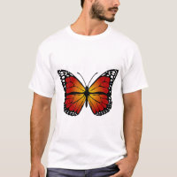 Butterfly Monarch Abstract Artistic Line Art
