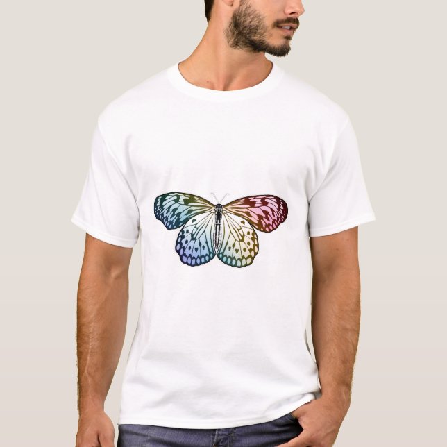 T-shirt Butterfly Rainbow (Devant)