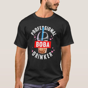 T-shirt Buvette Professionnel Boba Boveur Thé Japonais