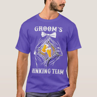 T-shirt Buvez Équipe De Salle Équipe De Bachelor Drôle
